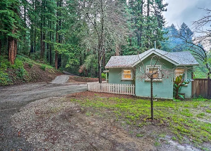 California Cottage < 4 Mi To Redwood Hiking Trails